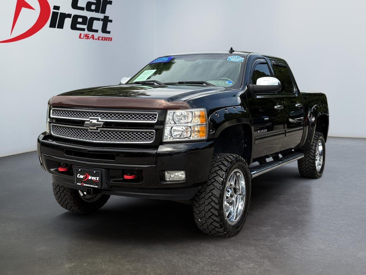 2012 Chevrolet Silverado 1500 LT, RUNNING BOARDS, CUSTOM XD KMC CHROME WHEELS, FENDER FLARES, SOFT TONNEAU COVER, LIFTED, LOW MILES, CLEAN CARFAX, TEST DRIVE THIS CHEVY TODAY!