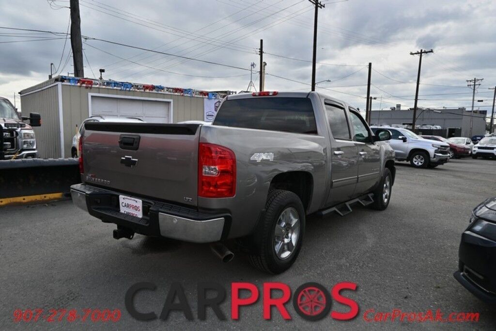 2012 Chevrolet Silverado 1500 LTZ - 5.3L V8 - 4X4 - Crew Cab - Powered Heated Leather Seats - Sunroof - Adjustable Foot Pedals - Backup Camera - Bluetooth - Tow Package Anchorage AK