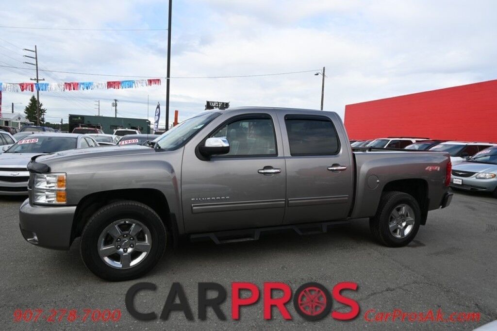 2012 Chevrolet Silverado 1500 LTZ - 5.3L V8 - Automatic - 4X4 - Powered Leather Seats - Sunroof - Adjustable Foot Pedals - Backup Camera - Bluetooth - Tow Package Anchorage AK