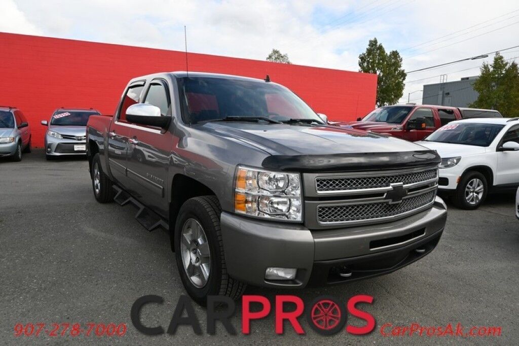 2012 Chevrolet Silverado 1500 LTZ - 5.3L V8 - Automatic - 4X4 - Powered Leather Seats - Sunroof - Adjustable Foot Pedals - Backup Camera - Bluetooth - Tow Package Anchorage AK
