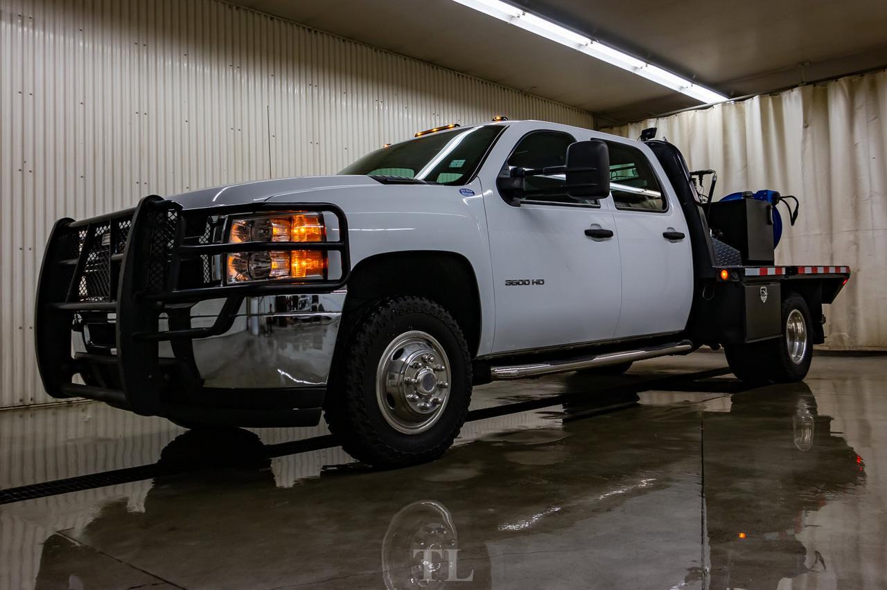 2012 Chevrolet Silverado 3500HD 4x4 Crew Cab LT Deck Diesel Red Deer AB