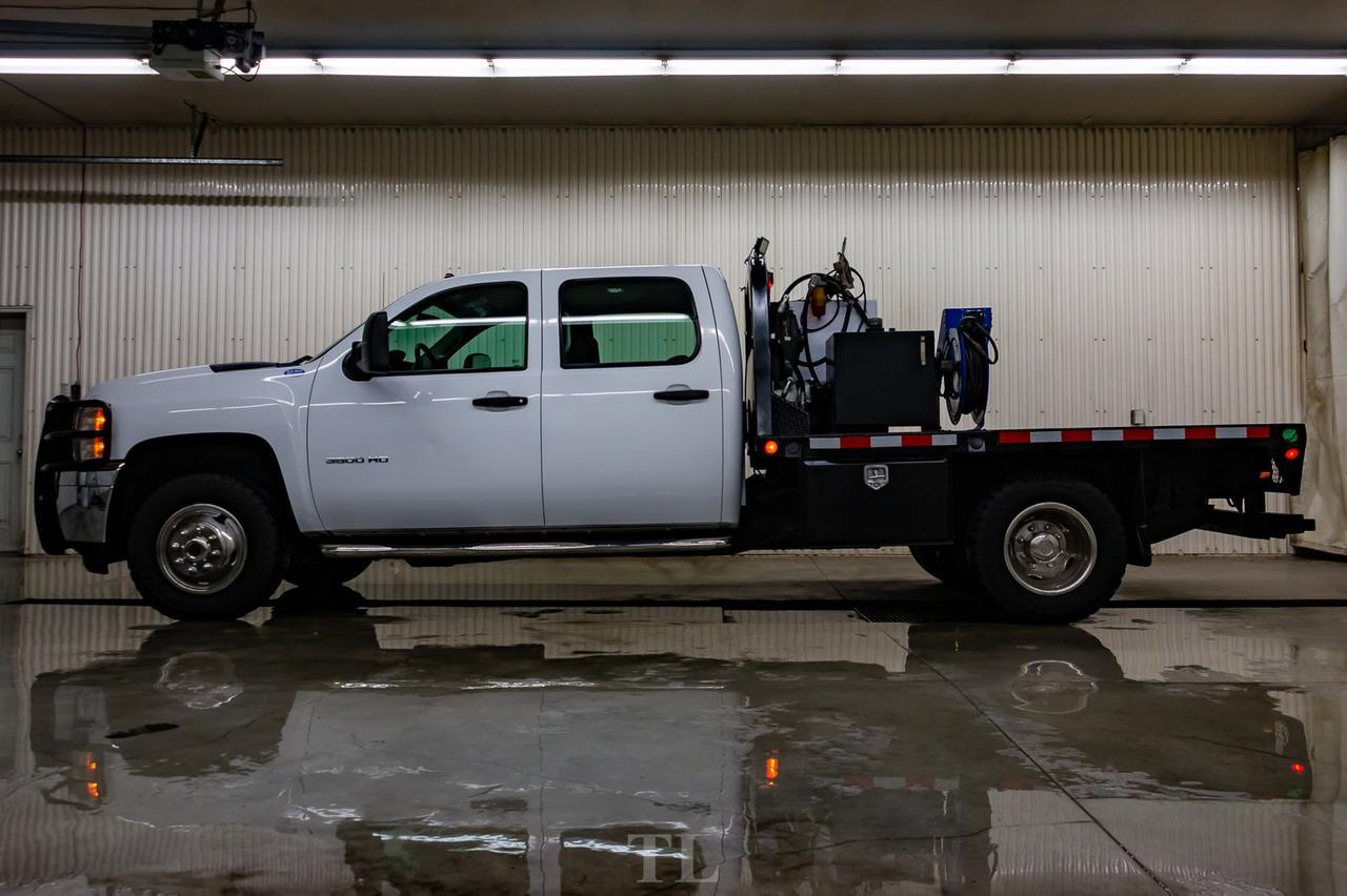 2012 Chevrolet Silverado 3500HD 4x4 Crew Cab LT Deck Diesel Red Deer AB