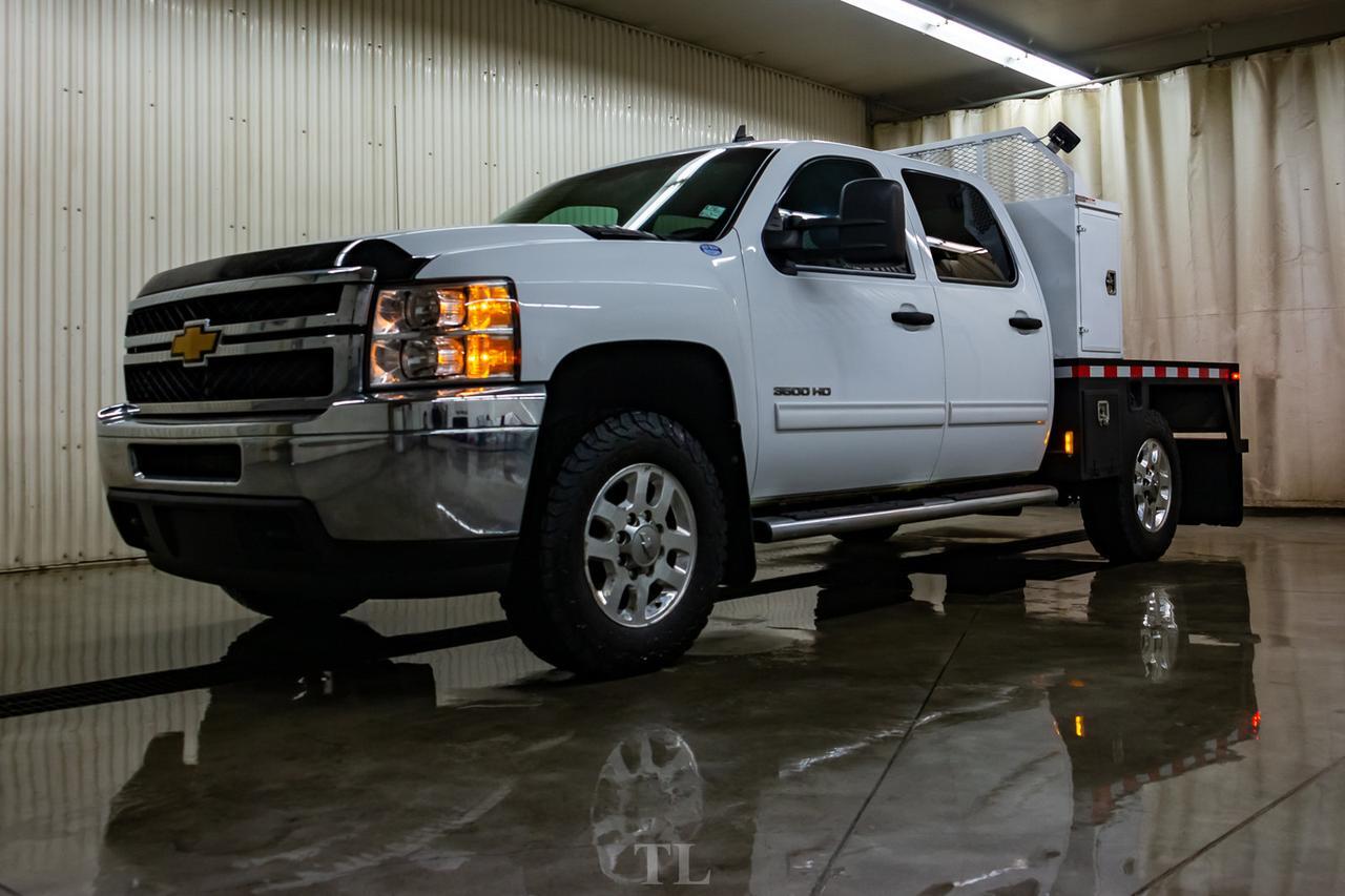 2012 Chevrolet Silverado 3500HD 4x4 Crew Cab LT Deck Red Deer AB