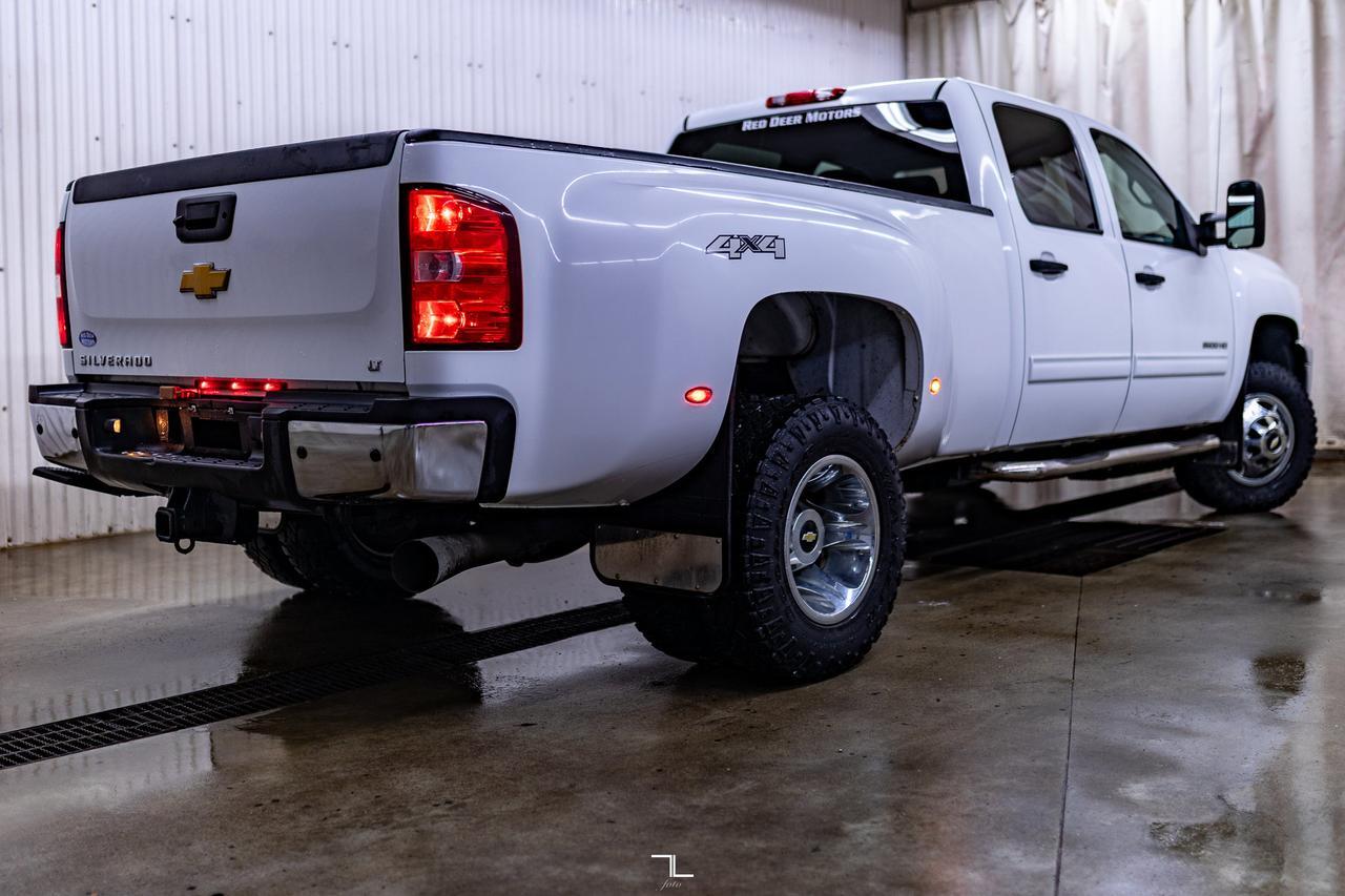 2012 Chevrolet Silverado 3500HD 4x4 Crew Cab LT Dually Diesel Red Deer AB