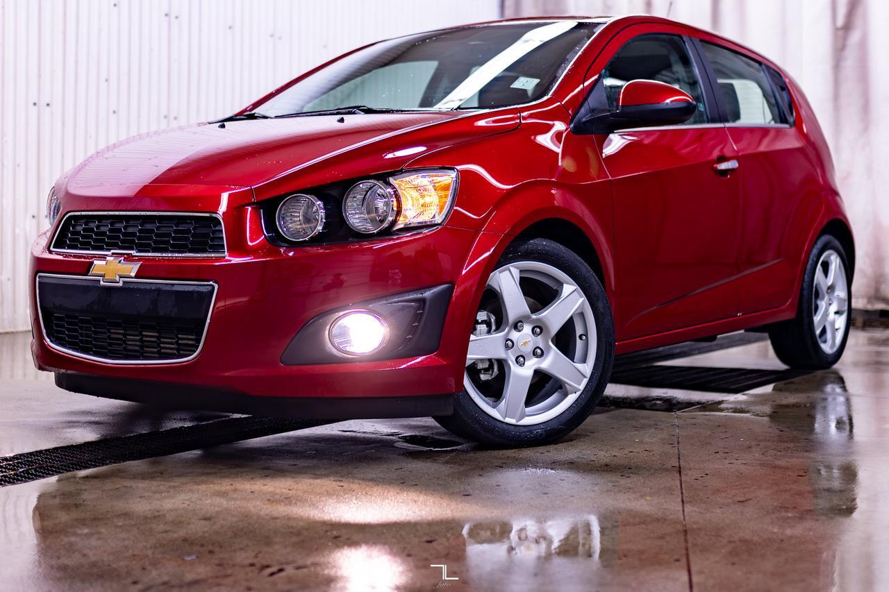 2012 Chevrolet Sonic LTZ Hatchback Leather Roof Red Deer AB