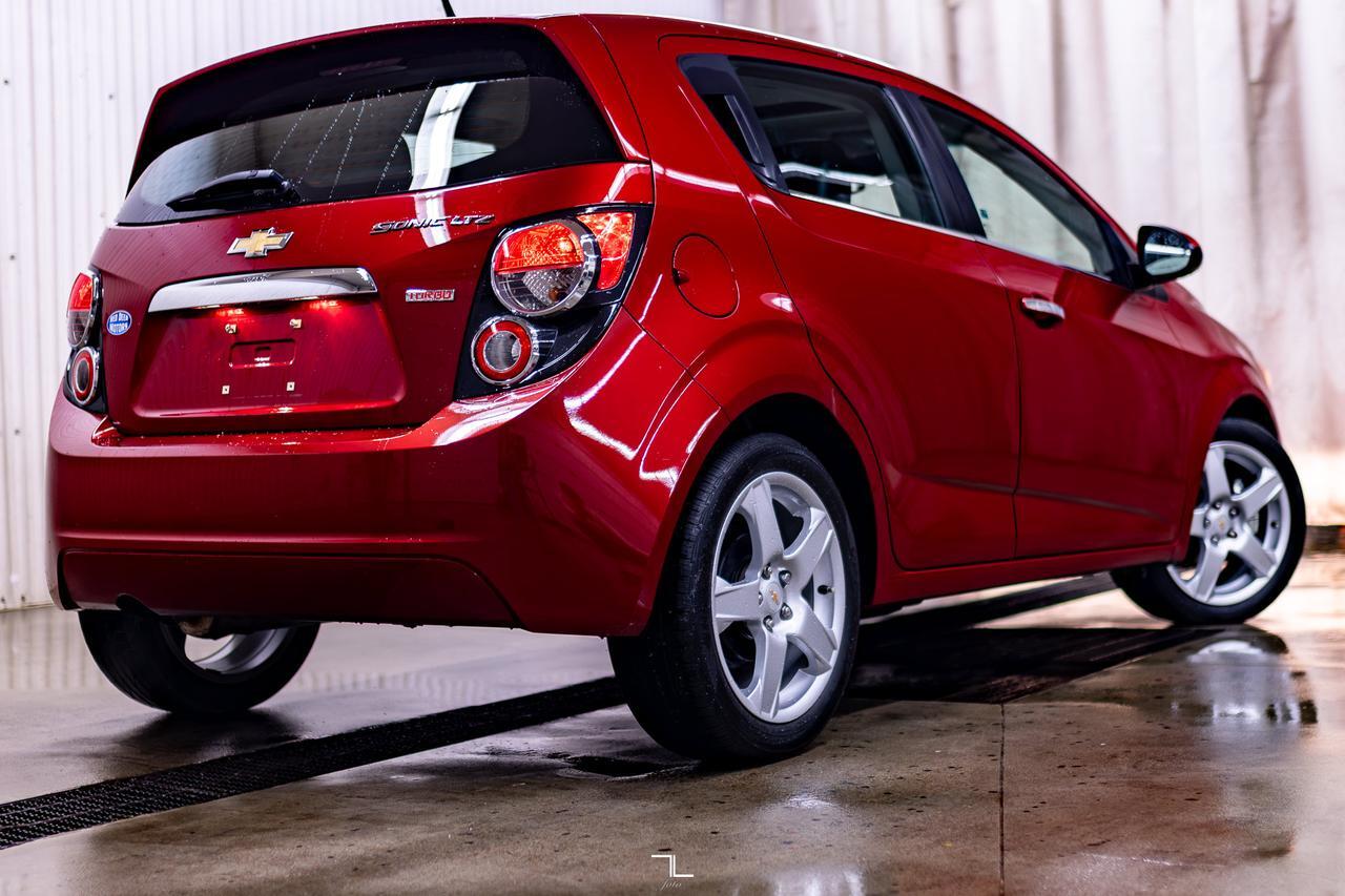 2012 Chevrolet Sonic LTZ Hatchback Leather Roof Red Deer AB