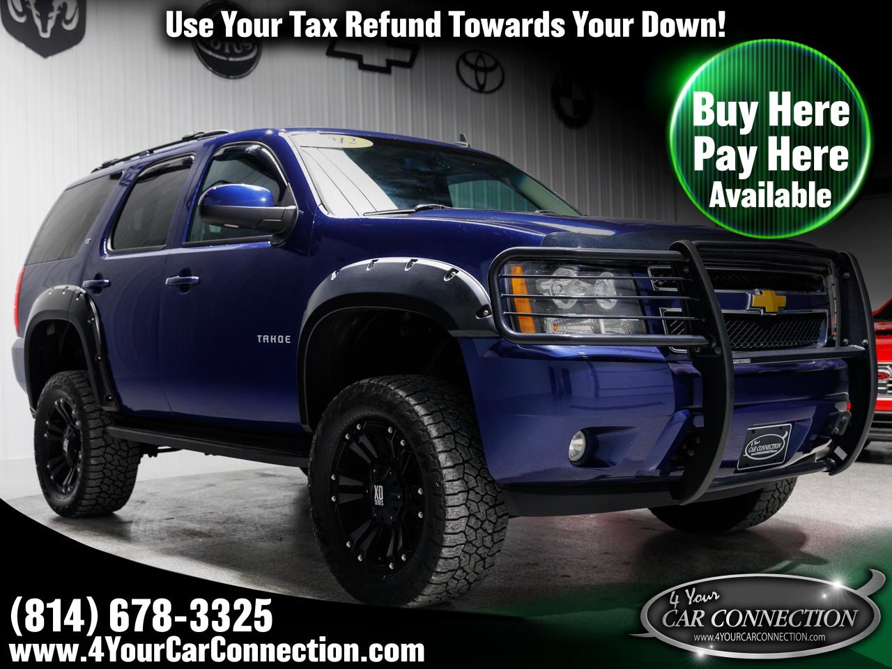 2012 Chevrolet Tahoe LT 4WD 8-Passenger TV-DVD-NAV