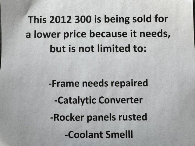 2012 Chrysler 300 300S