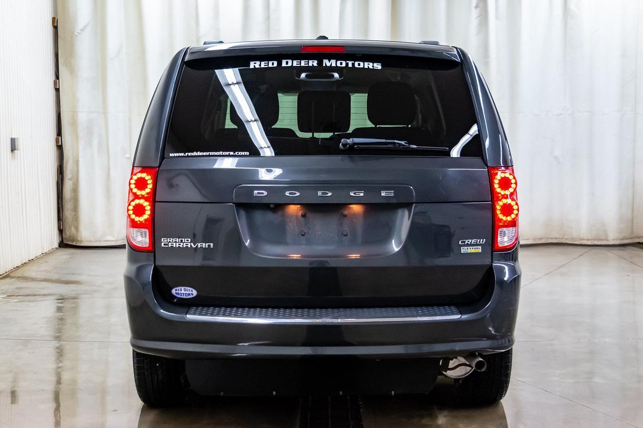 2012 Dodge Grand Caravan Crew Plus Leather Nav DVD Wheelchair Lift Red Deer AB