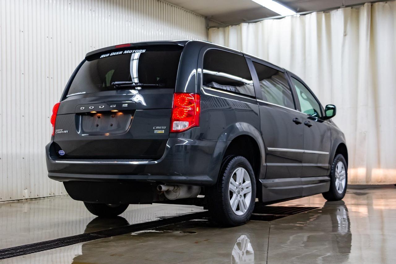 2012 Dodge Grand Caravan Crew Plus Leather Nav DVD Wheelchair Lift Red Deer AB