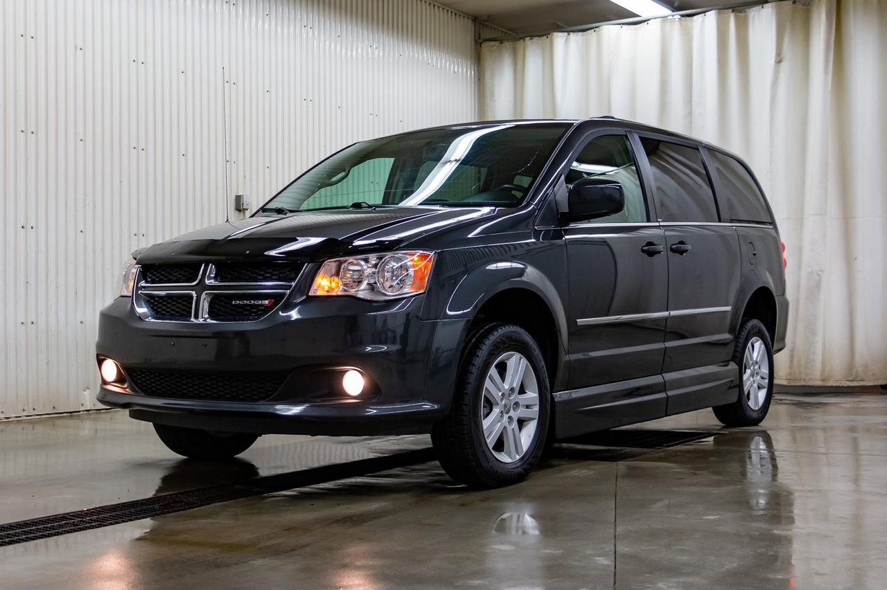 2012 Dodge Grand Caravan Crew Plus Leather Nav DVD Wheelchair Lift Red Deer AB