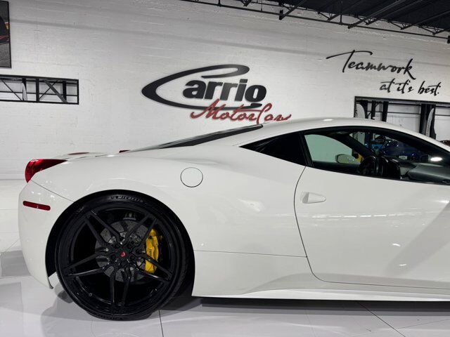 2012 Ferrari 458 Italia Bianco Avus paint, JBL Professional Audio, extended leather interior AND MORE!! Fort Lauderdale FL