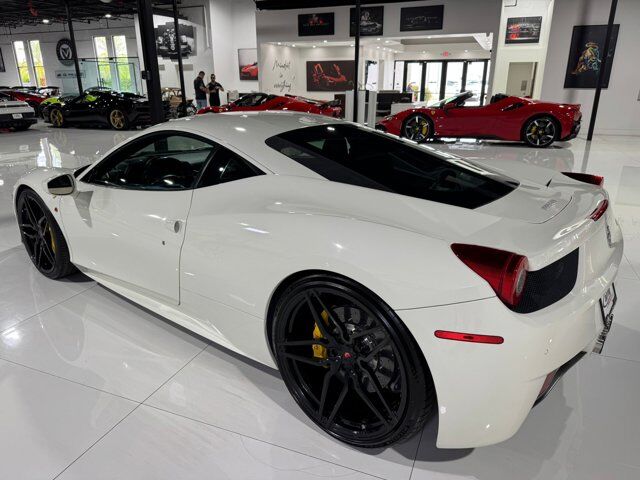 2012 Ferrari 458 Italia Bianco Avus paint, JBL Professional Audio, extended leather interior AND MORE!! Fort Lauderdale FL