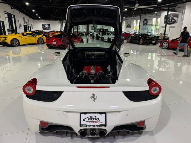 2012 Ferrari 458 Italia Bianco Avus paint, JBL Professional Audio, extended leather interior AND MORE!! Fort Lauderdale FL