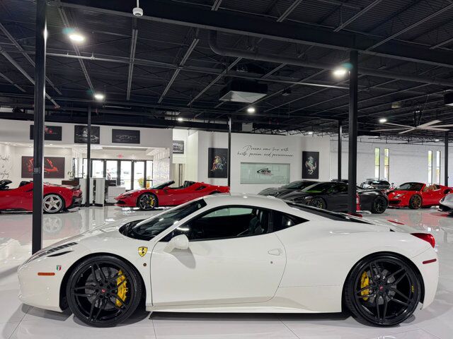 2012 Ferrari 458 Italia Bianco Avus paint, JBL Professional Audio, extended leather interior AND MORE!! Fort Lauderdale FL