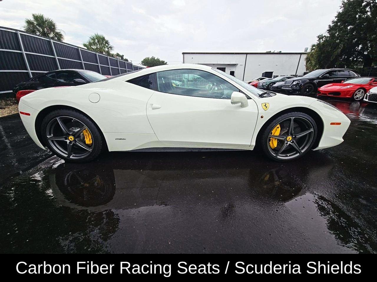 2012 Ferrari 458 Italia Carbon Fiber Racing Seats / Scuderia Shields