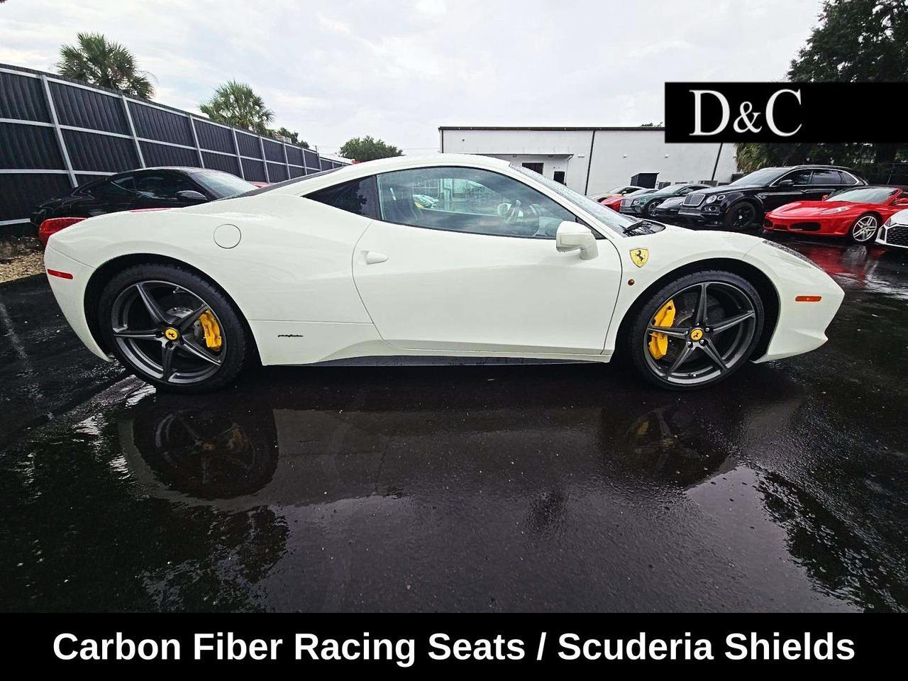 2012 Ferrari 458 Italia Carbon Fiber Racing Seats / Scuderia Shields