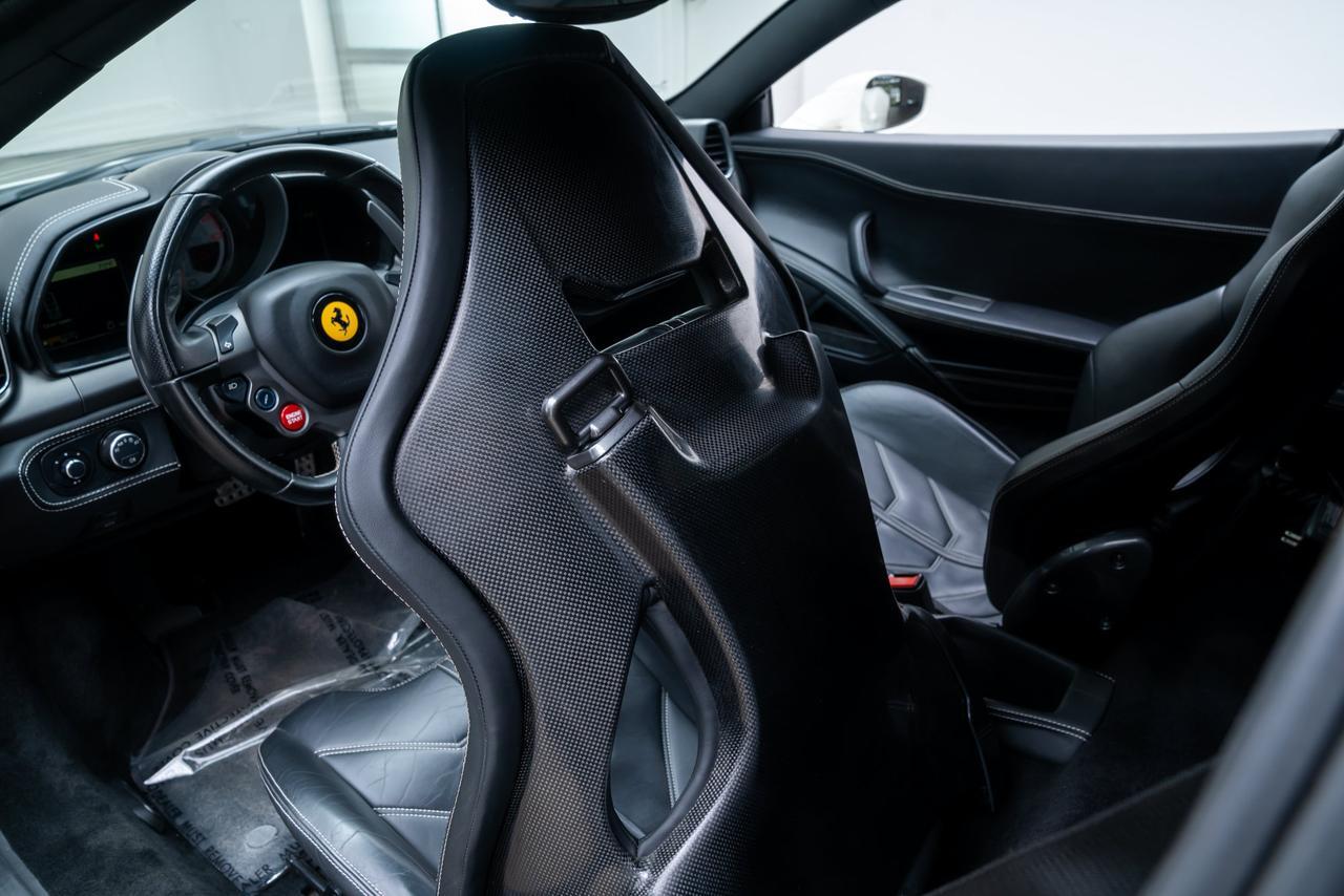2012 Ferrari 458 Italia Italia Carbon Fiber Racing Seats / Scuderia Shields Portland OR