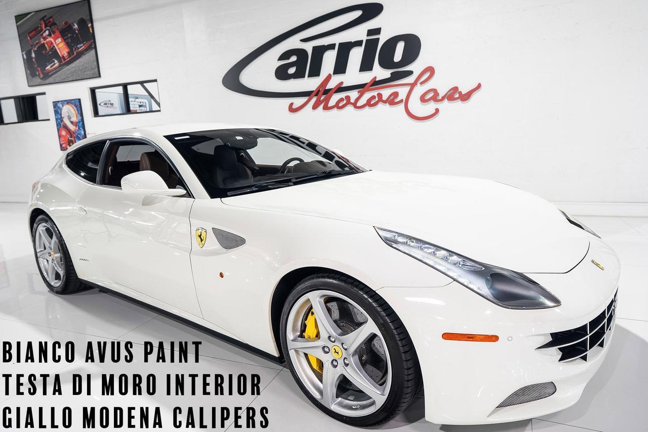 2012 Ferrari FF Bianco Avus paint, Testa di Moro interior, Giallo Modena calipers AND MUCH MORE!!