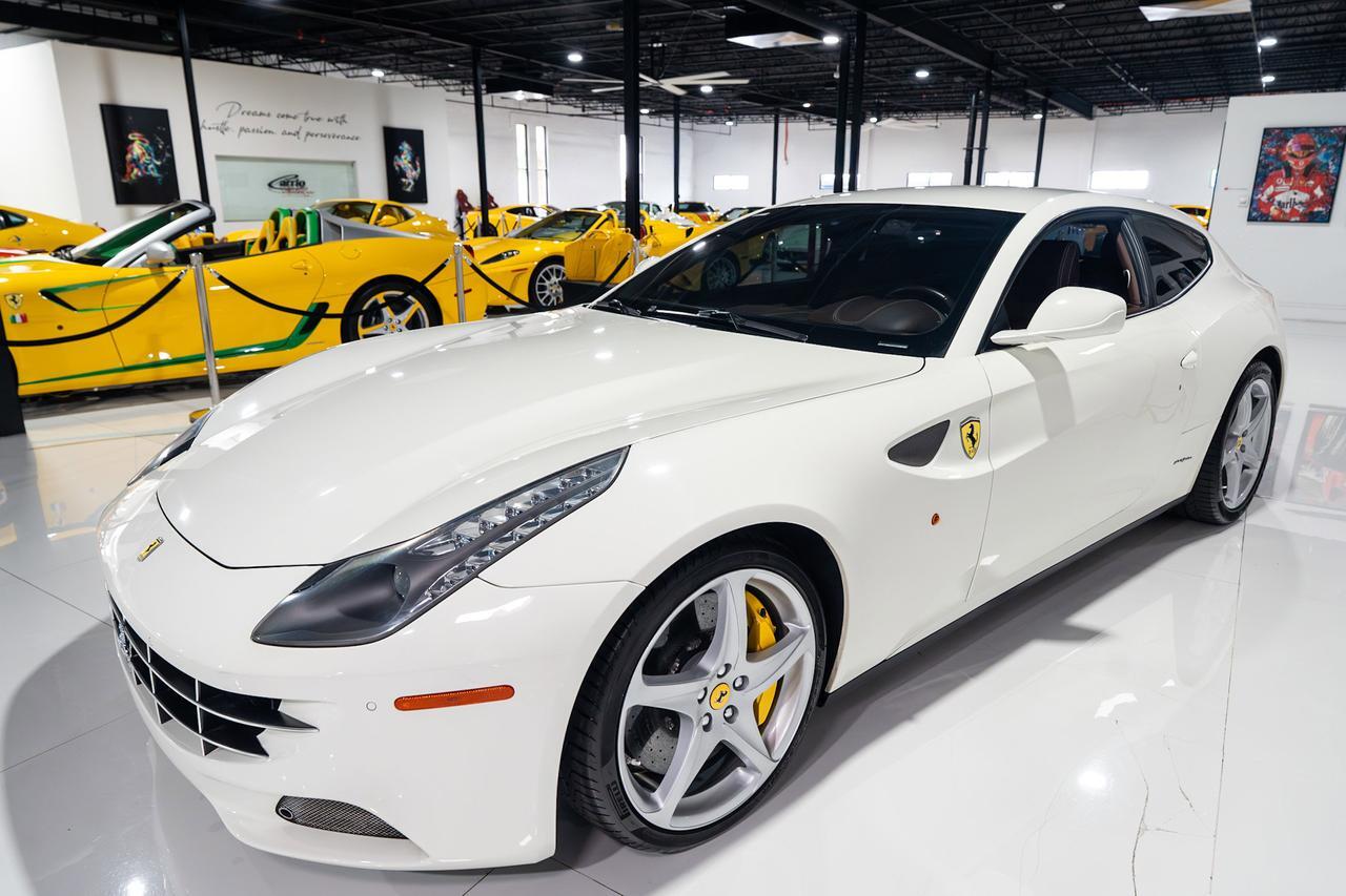 2012 Ferrari FF Bianco Avus paint, Testa di Moro interior, Giallo Modena calipers AND MUCH MORE!!