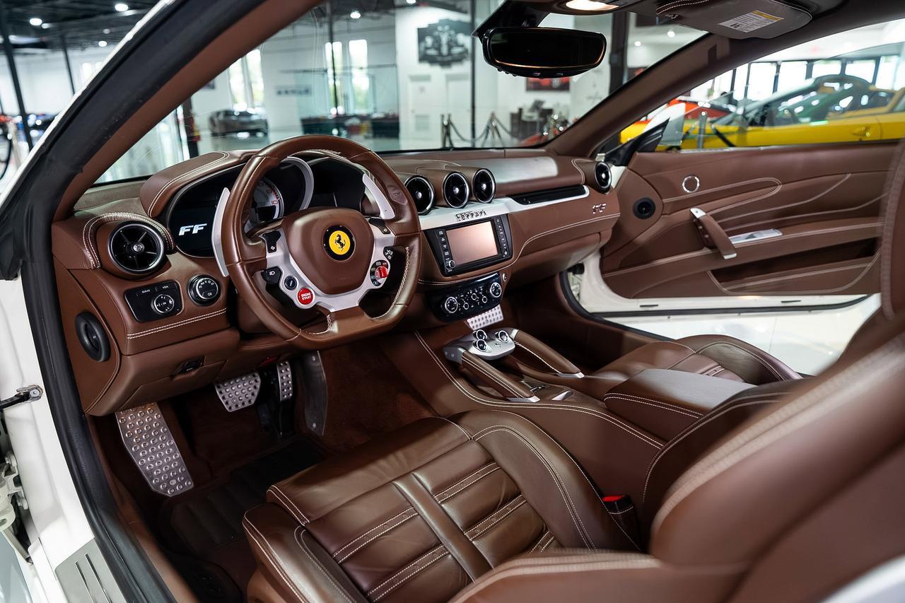 2012 Ferrari FF Bianco Avus paint, Testa di Moro interior, Giallo Modena calipers AND MUCH MORE!! Fort Lauderdale FL