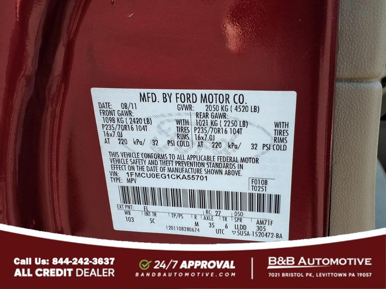 2012 Ford Escape Limited Levittown PA