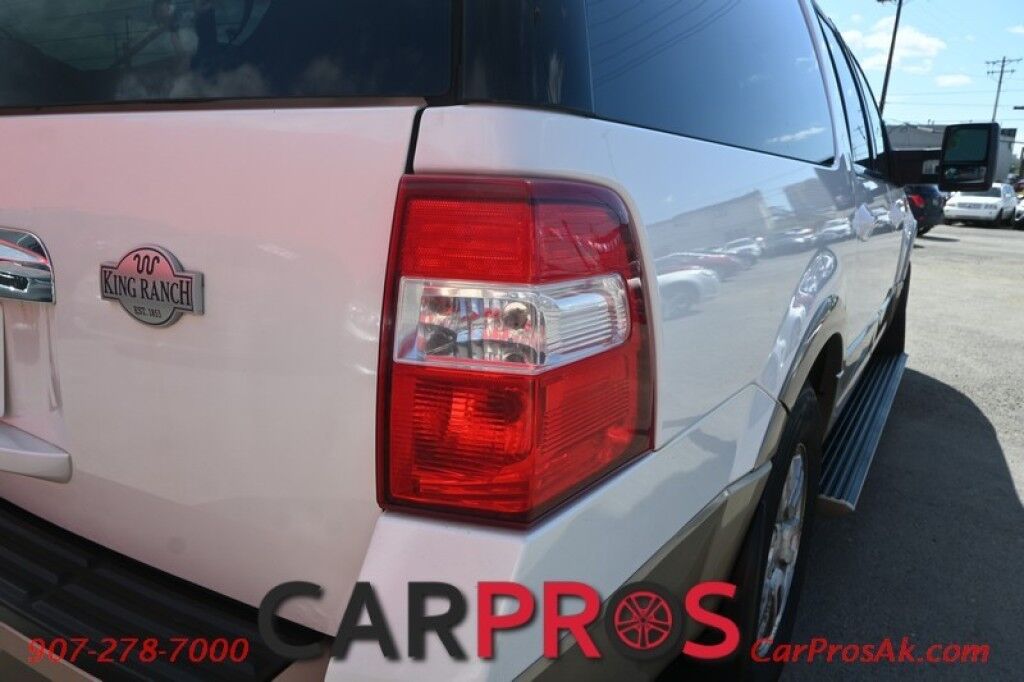 2012 Ford Expedition EL King Ranch - 5.4L V8 - Automatic - 4X4 - Front Heated & Cooled Leather Seats - 2nd Row Heated Seats - 3rd Row Seating - Sunroof - Block Heater - Backup Camera - Tow Package Anchorage AK