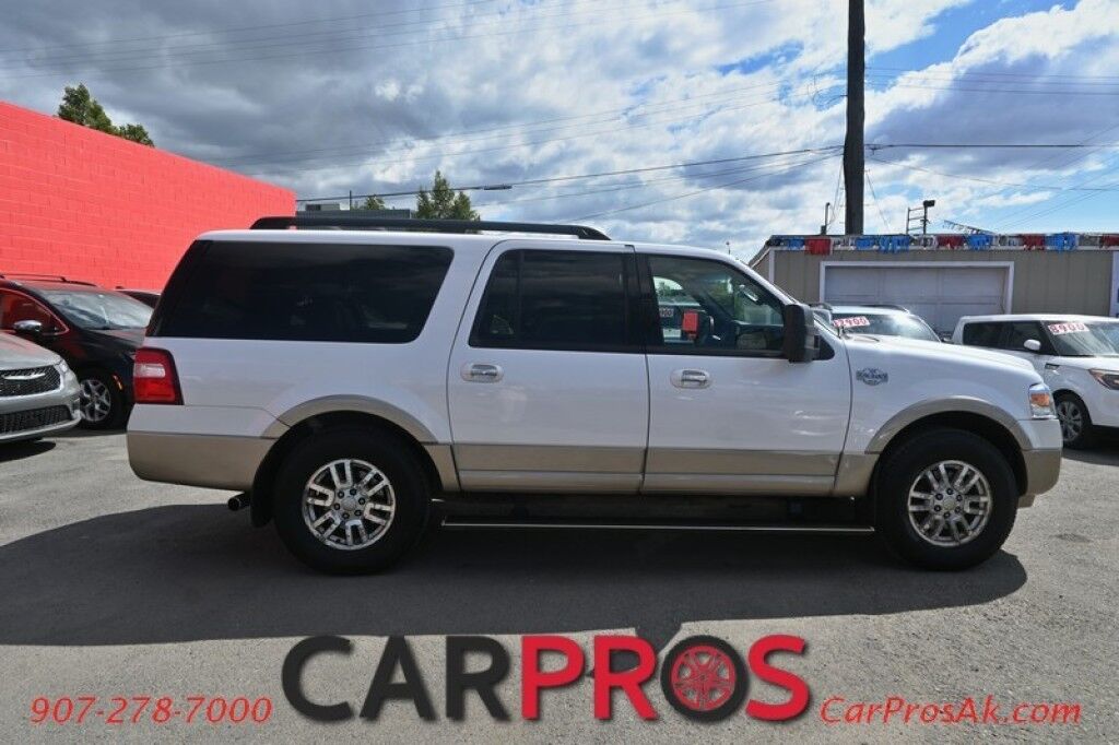 2012 Ford Expedition EL King Ranch - 5.4L V8 - Automatic - 4X4 - Front Heated & Cooled Leather Seats - 2nd Row Heated Seats - 3rd Row Seating - Sunroof - Block Heater - Backup Camera - Tow Package Anchorage AK