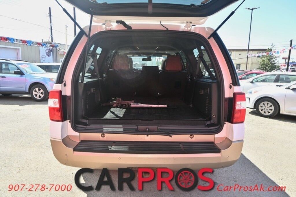2012 Ford Expedition EL King Ranch - 5.4L V8 - Automatic - 4X4 - Front Heated & Cooled Leather Seats - 2nd Row Heated Seats - 3rd Row Seating - Sunroof - Block Heater - Backup Camera - Tow Package Anchorage AK