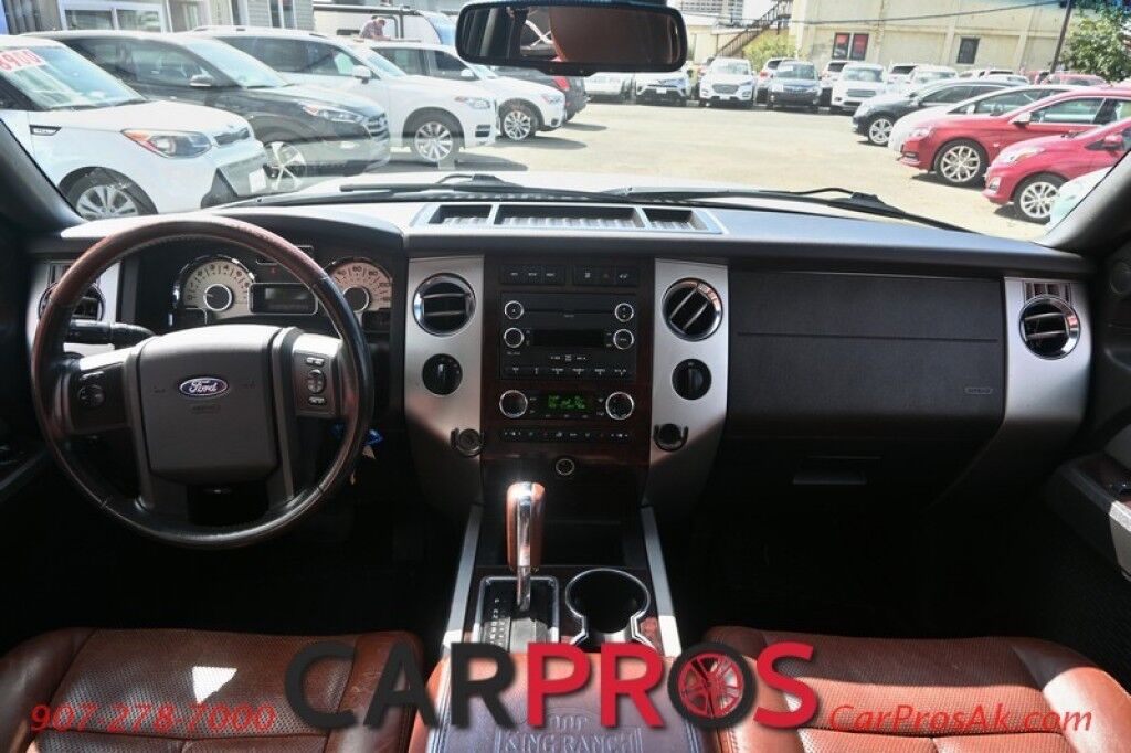2012 Ford Expedition EL King Ranch - 5.4L V8 - Automatic - 4X4 - Front Heated & Cooled Leather Seats - 2nd Row Heated Seats - 3rd Row Seating - Sunroof - Block Heater - Backup Camera - Tow Package Anchorage AK
