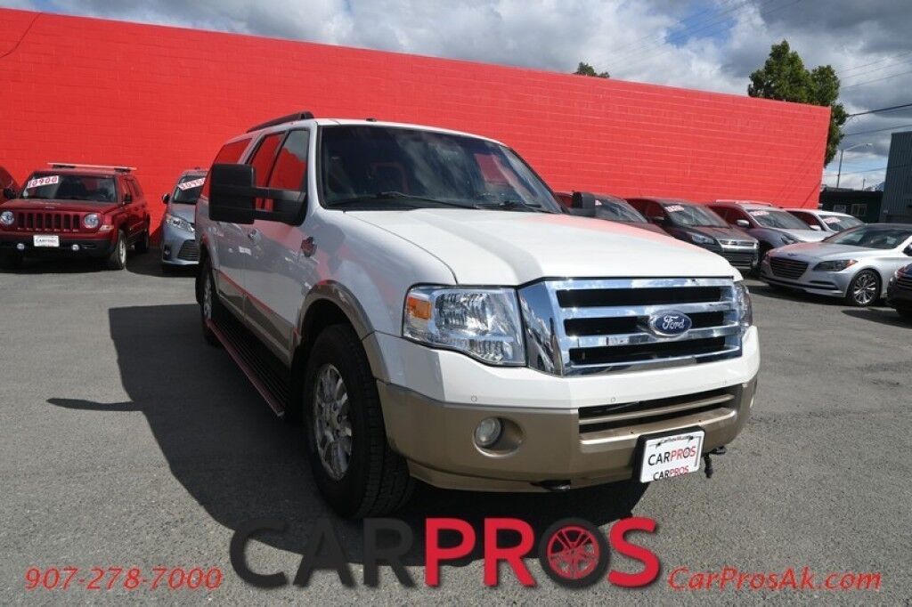 2012 Ford Expedition EL King Ranch - 5.4L V8 - Automatic - 4X4 - Front Heated & Cooled Leather Seats - 2nd Row Heated Seats - 3rd Row Seating - Sunroof - Block Heater - Backup Camera - Tow Package Anchorage AK