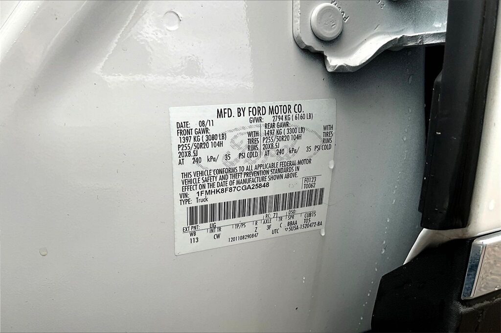 2012 Ford Explorer Limited OR