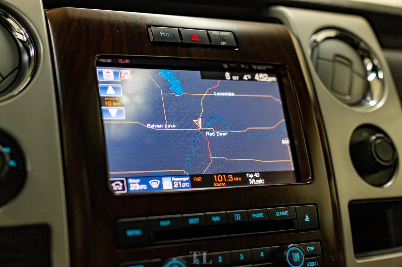 2012 Ford F-150 4x4 Super Crew Lariat EcoBoost Leather Roof Nav Red Deer AB