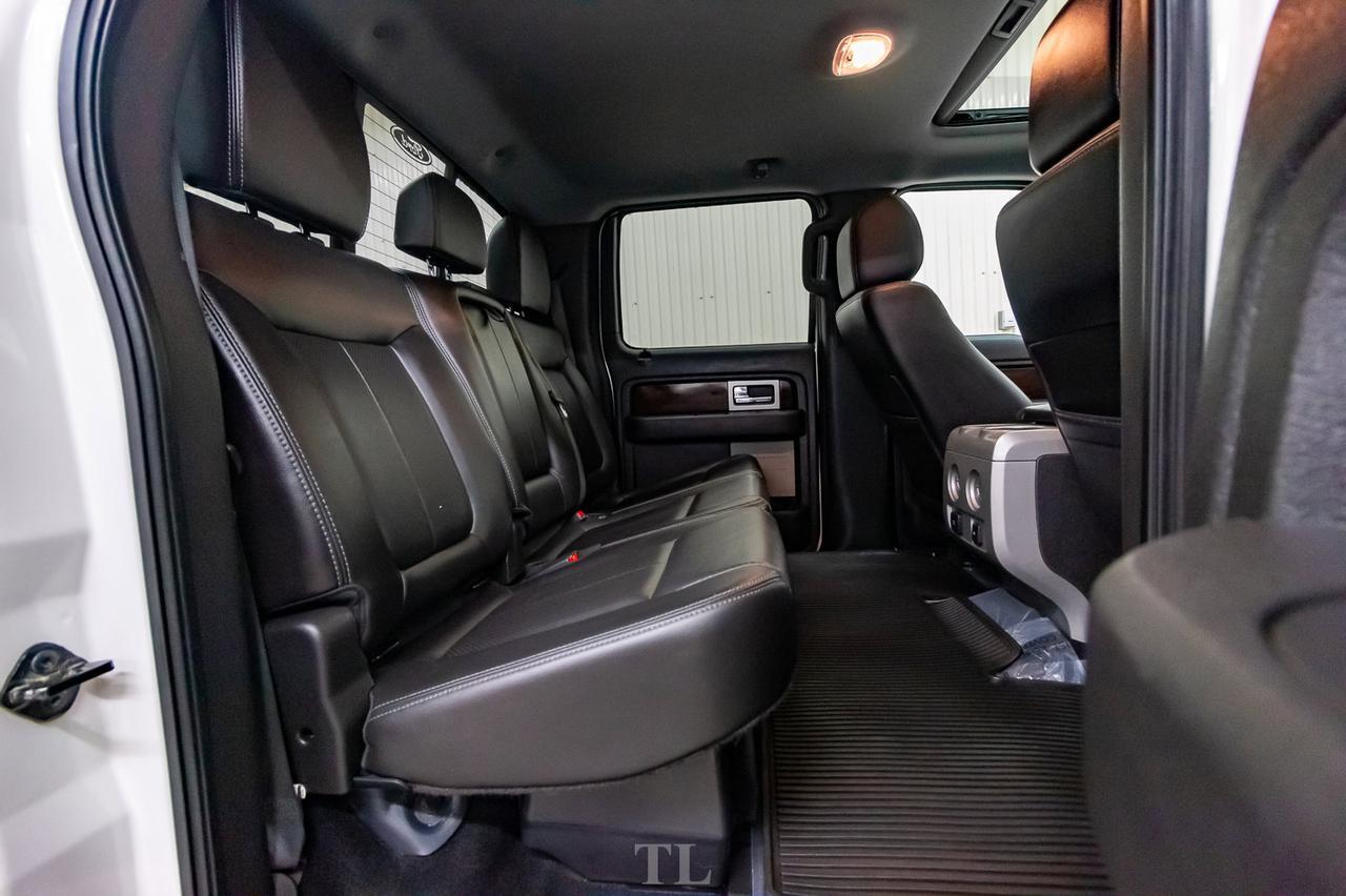 2012 Ford F-150 4x4 Super Crew Lariat EcoBoost Leather Roof Nav Red Deer AB