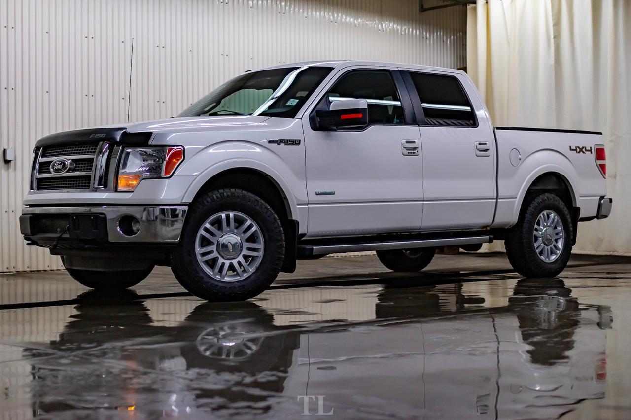 2012 Ford F-150 4x4 Super Crew Lariat EcoBoost Leather Roof Nav Red Deer AB