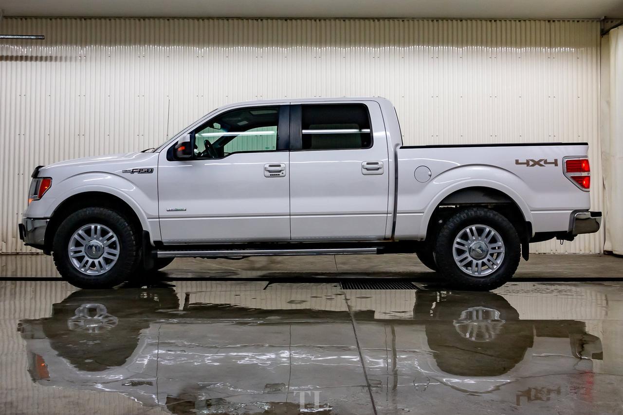 2012 Ford F-150 4x4 Super Crew Lariat EcoBoost Leather Roof Nav Red Deer AB