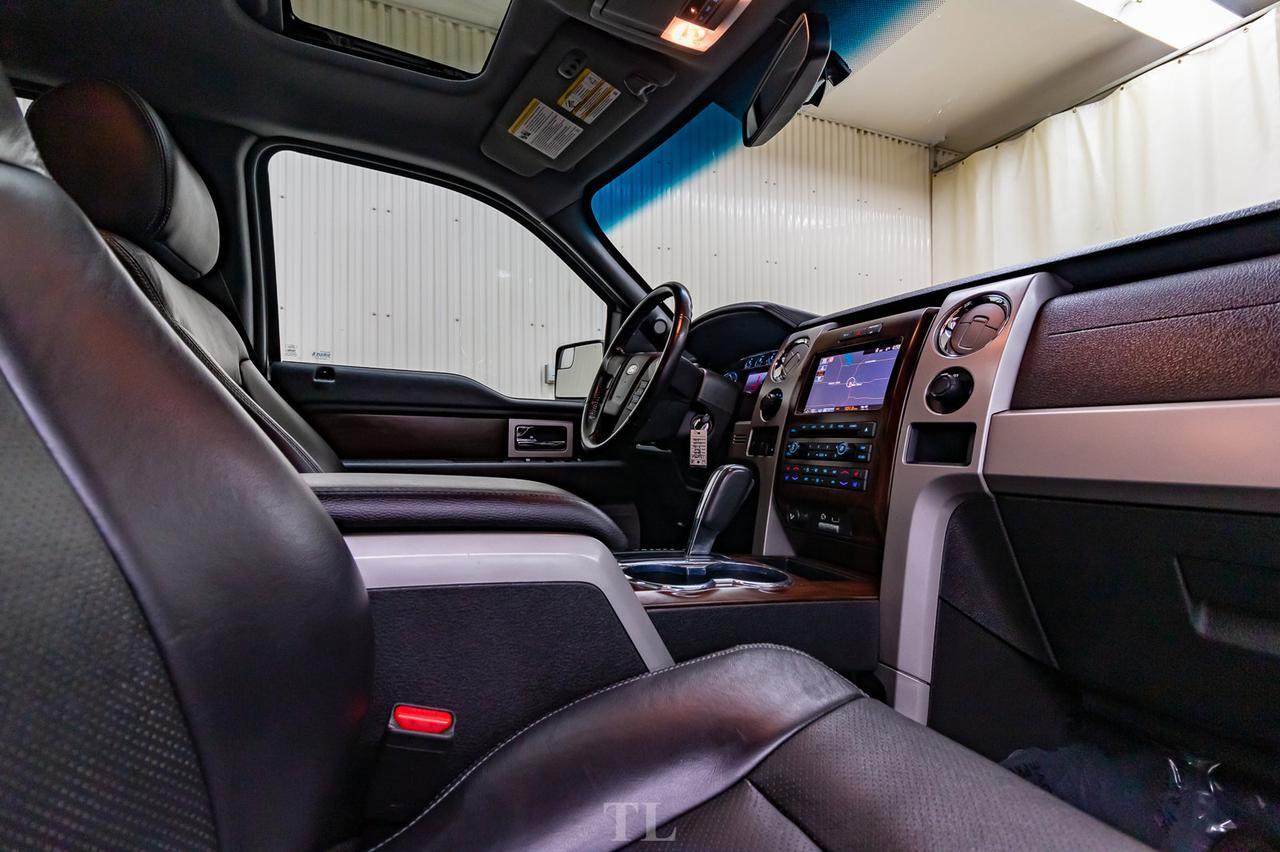 2012 Ford F-150 4x4 Super Crew Lariat EcoBoost Leather Roof Nav Red Deer AB