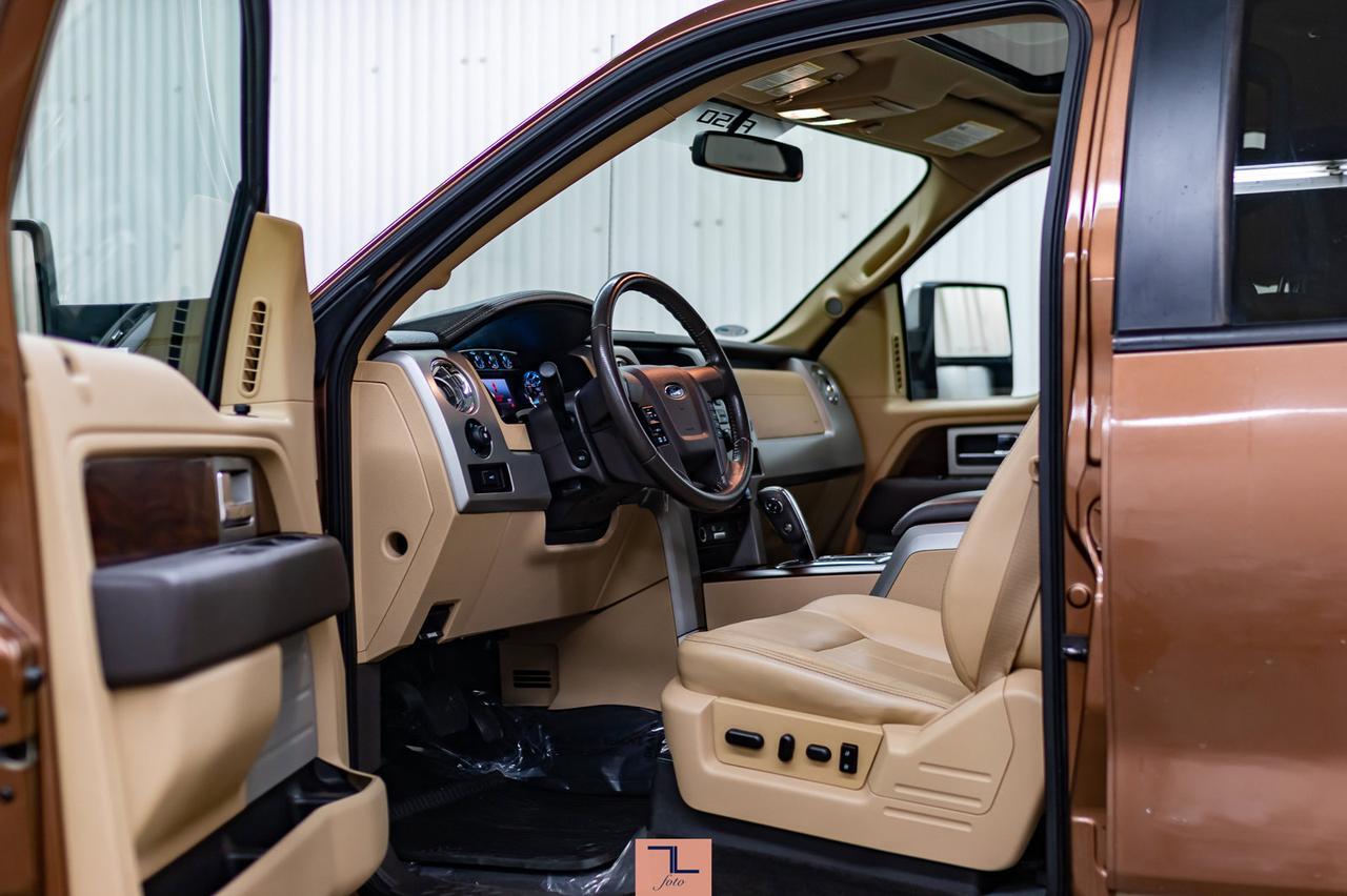 2012 Ford F-150 4x4 Super Crew Lariat Leather Roof BCam Red Deer AB