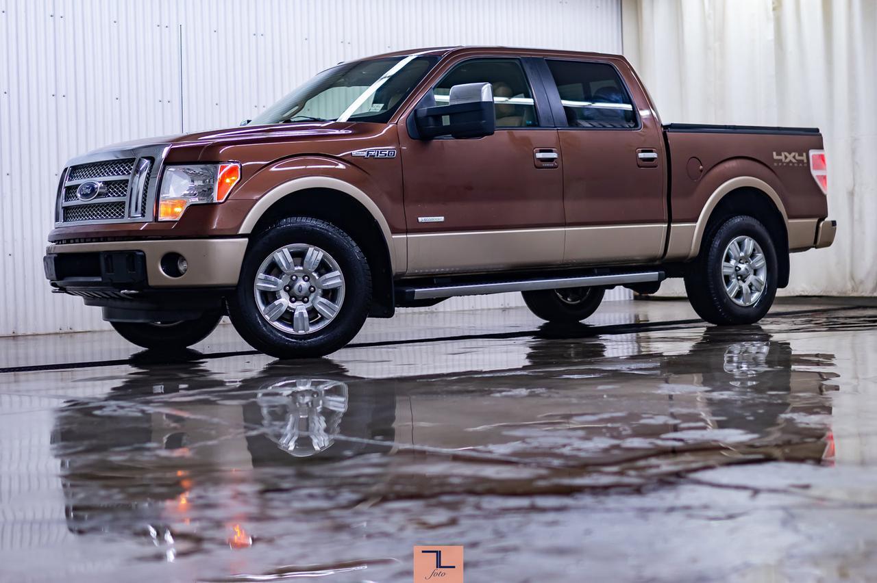 2012 Ford F-150 4x4 Super Crew Lariat Leather Roof BCam Red Deer AB
