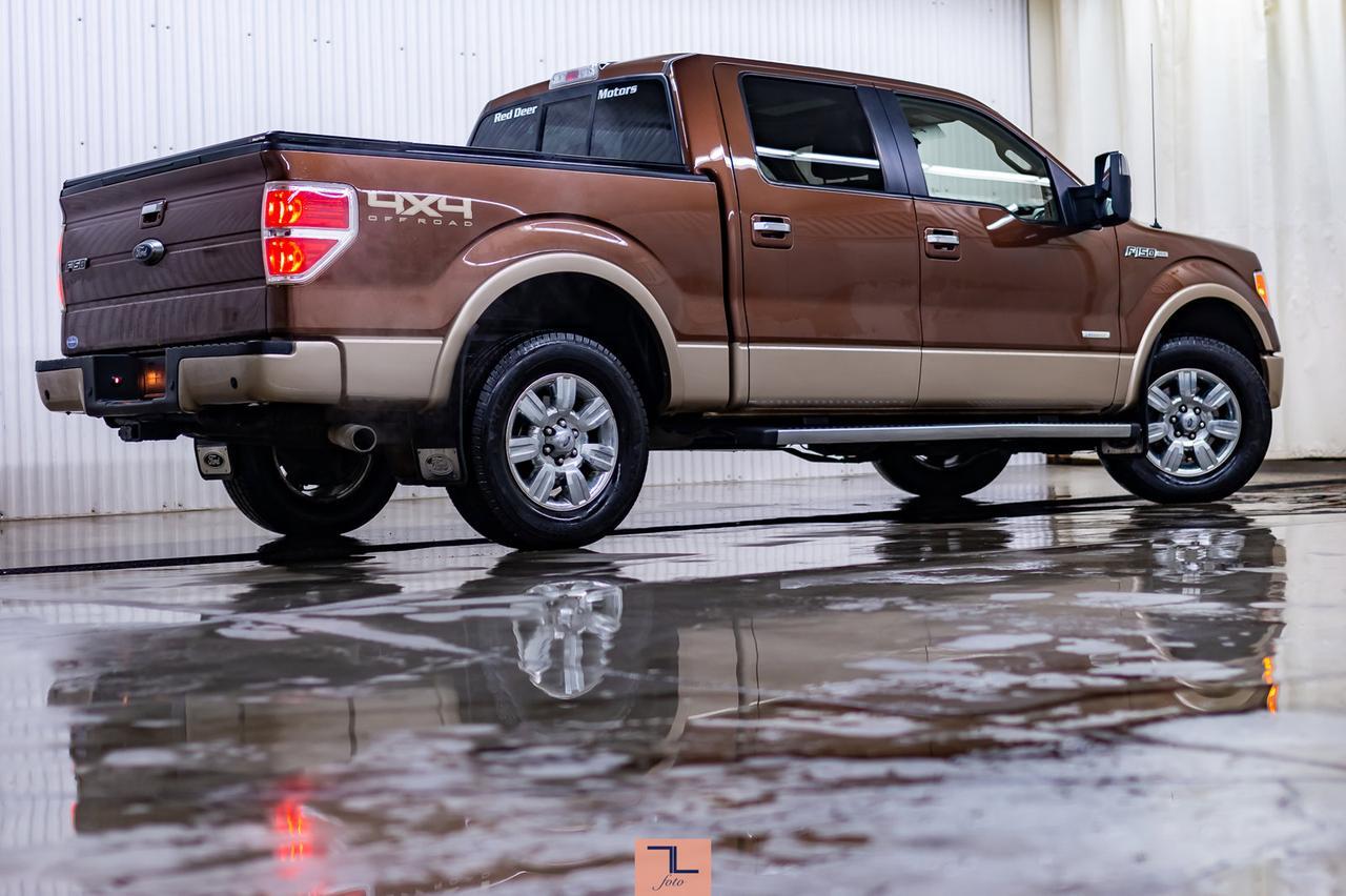 2012 Ford F-150 4x4 Super Crew Lariat Leather Roof BCam Red Deer AB