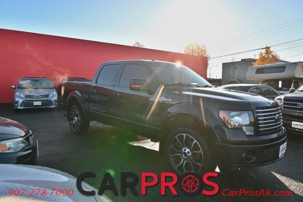 2012 Ford F-150 Harley-Davidson Crew Cab - 6.2L V8 - 4X4 - Heated/Cooled Leather Seats - Remote Start - Moonroof - Sony Sound System - Navigation - Back Up Camera - Tow Package Anchorage AK