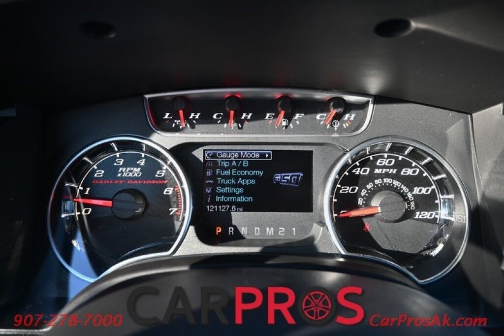 2012 Ford F-150 Harley-Davidson Crew Cab - 6.2L V8 - 4X4 - Heated/Cooled Leather Seats - Remote Start - Moonroof - Sony Sound System - Navigation - Back Up Camera - Tow Package Anchorage AK