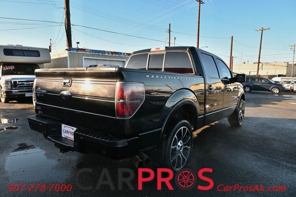 2012 Ford F-150 Harley-Davidson Crew Cab - 6.2L V8 - 4X4 - Heated/Cooled Leather Seats - Remote Start - Moonroof - Sony Sound System - Navigation - Back Up Camera - Tow Package Anchorage AK