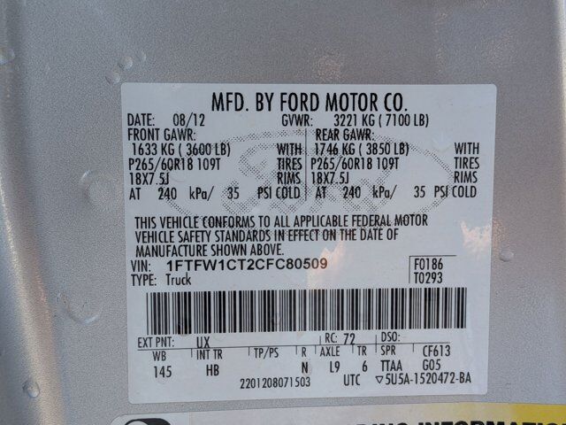 2012 Ford F-150 Lariat Roseville CA