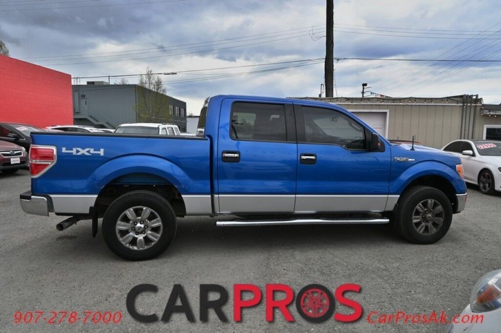 2012 Ford F-150 XLT - 4X4 - Crew Cab - 5.0L V8 - Convenience Pkg - Chrome Pkg - Power Driver's Seat -Power Locks, Windows & Mirrors - Electronic Axle Lock - Bluetooth - Cruise Control - Fog Lights - Fixed Running Boards - Bedliner - Tow Pkg Anchorage AK