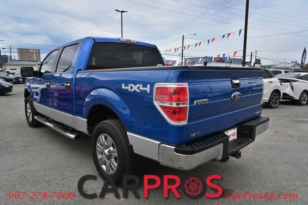 2012 Ford F-150 XLT - 4X4 - Crew Cab - 5.0L V8 - Convenience Pkg - Chrome Pkg - Power Driver's Seat -Power Locks, Windows & Mirrors - Electronic Axle Lock - Bluetooth - Cruise Control - Fog Lights - Fixed Running Boards - Bedliner - Tow Pkg Anchorage AK