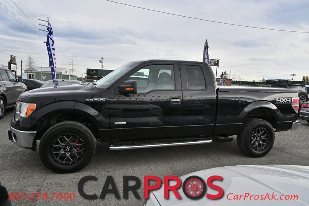 2012 Ford F-150 XLT - SuperCab - 4X4 - Convenience, Off Road & Plus Pkg - Bluetooth - Backup Camera - Fixed Running Boards - Rear Parking Sensors - Bedliner - Paint Matched Tonneau - Velox Forged Wheels - Tow Pkg - 1 Owner Anchorage AK