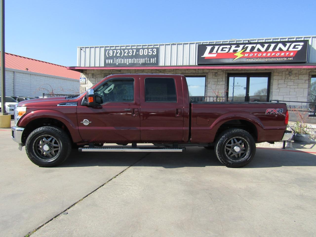 2012 Ford F-250 4WD Crew Cab 156 Lariat Grand Prairie TX