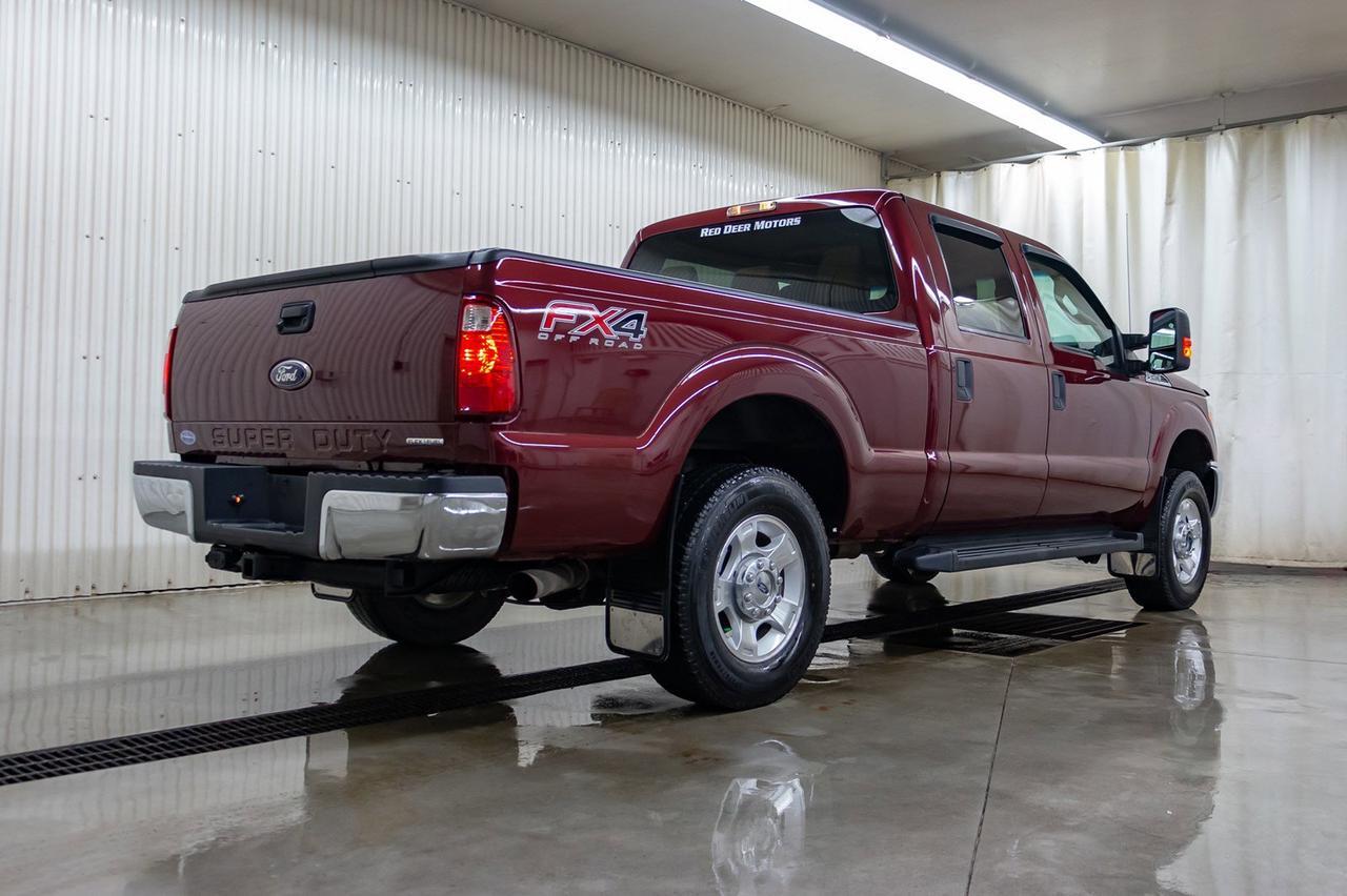 2012 Ford F-250 4x4 Crew Cab XLT FX4 BCam Red Deer AB