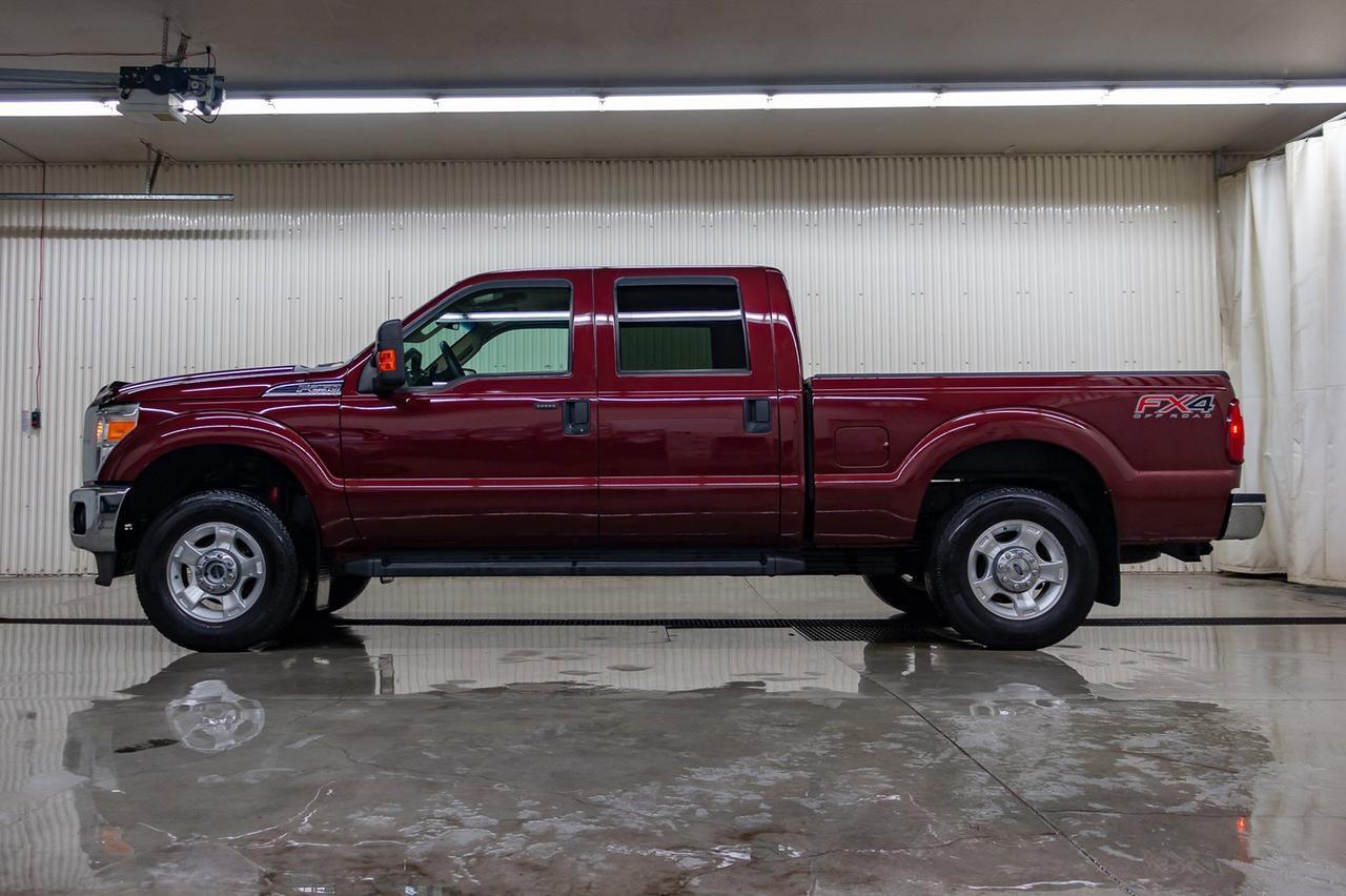 2012 Ford F-250 4x4 Crew Cab XLT FX4 BCam Red Deer AB